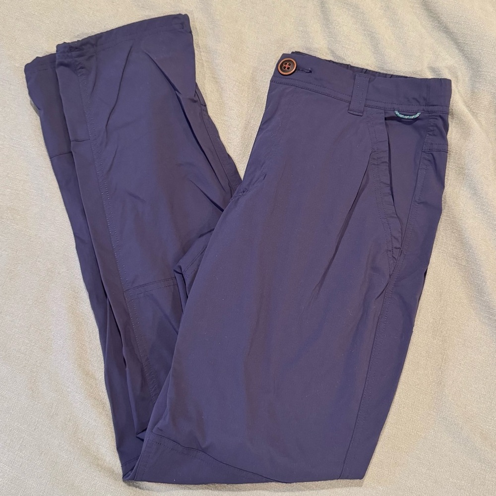 REI women’s Trailmade pants in navy blue